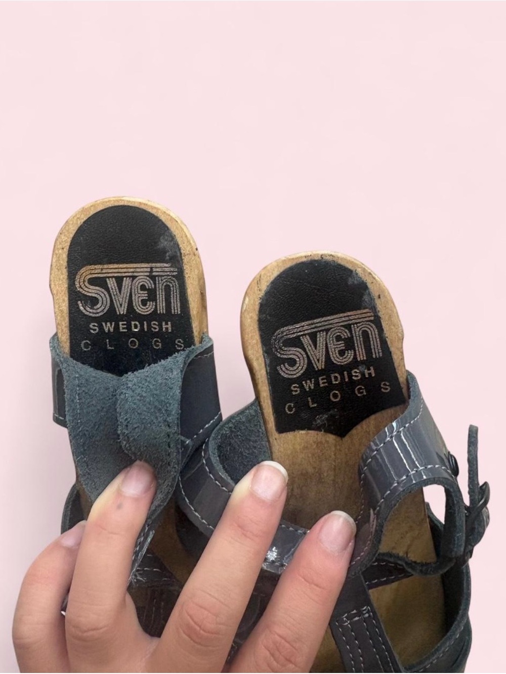 Sven Swedish clogs in navy blue - Picture 2 of 4